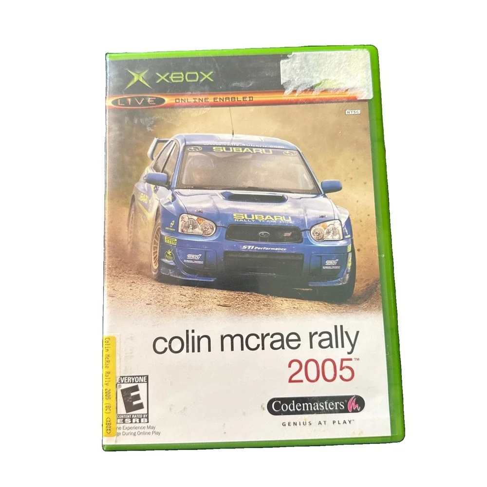 Colin McRae Rally 2005 (Original Xbox, 2004) Complete in Box CIB
